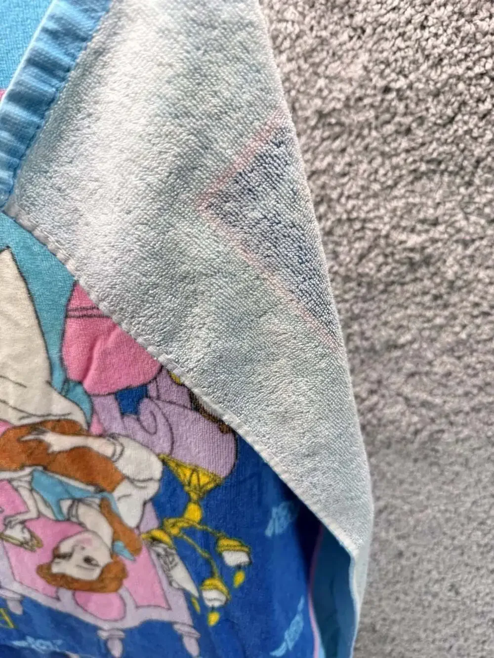 Vintage Disney Beauty and the Beast Belle Bath Towel